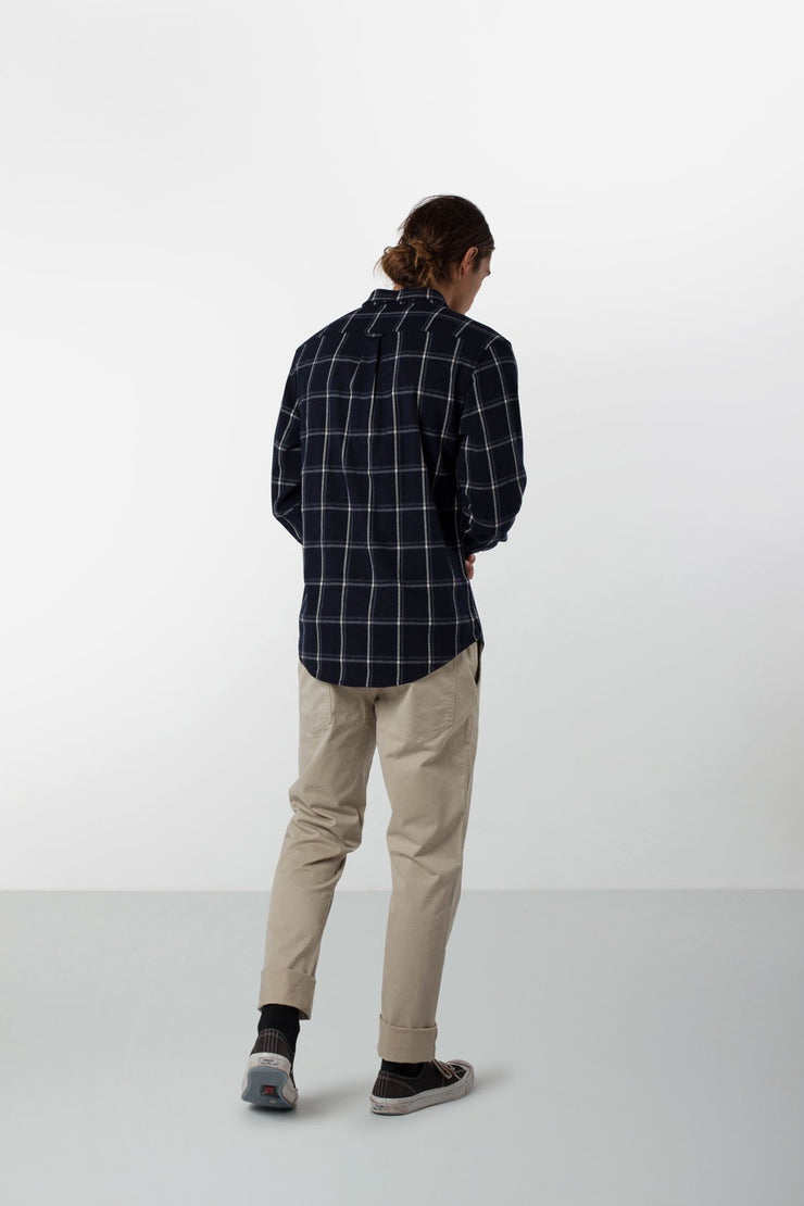 ANGLER LS SHIRT NAVY