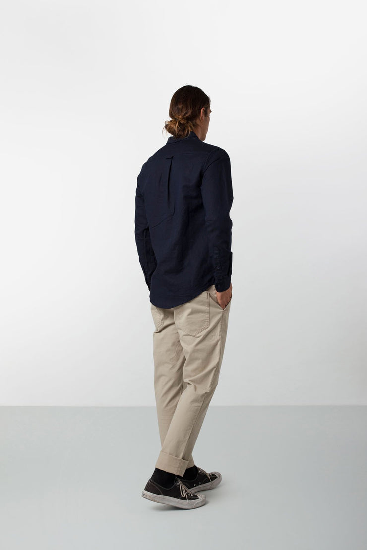 APARTMENT LS SHIRT DARK NAVY