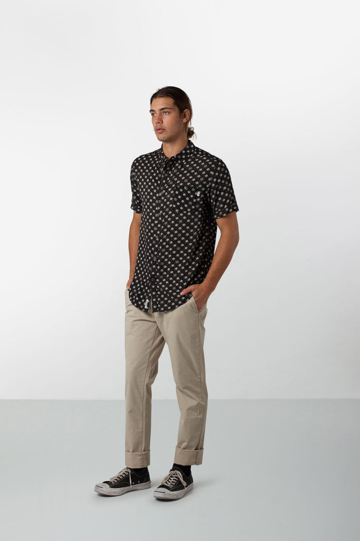 CASCAIS SS SHIRT BLACK