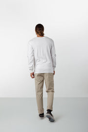 BARRACKS LS T-SHIRT WHITE