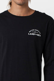BLOCK LS T-SHIRT BLACK