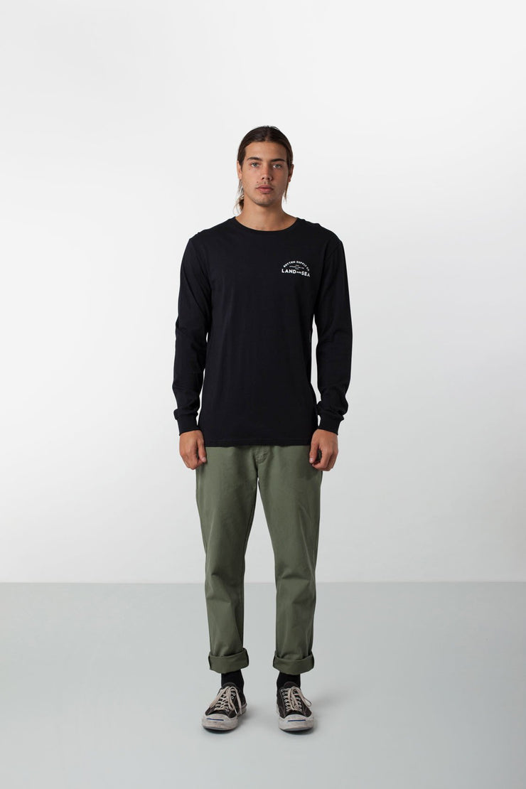 BLOCK LS T-SHIRT BLACK