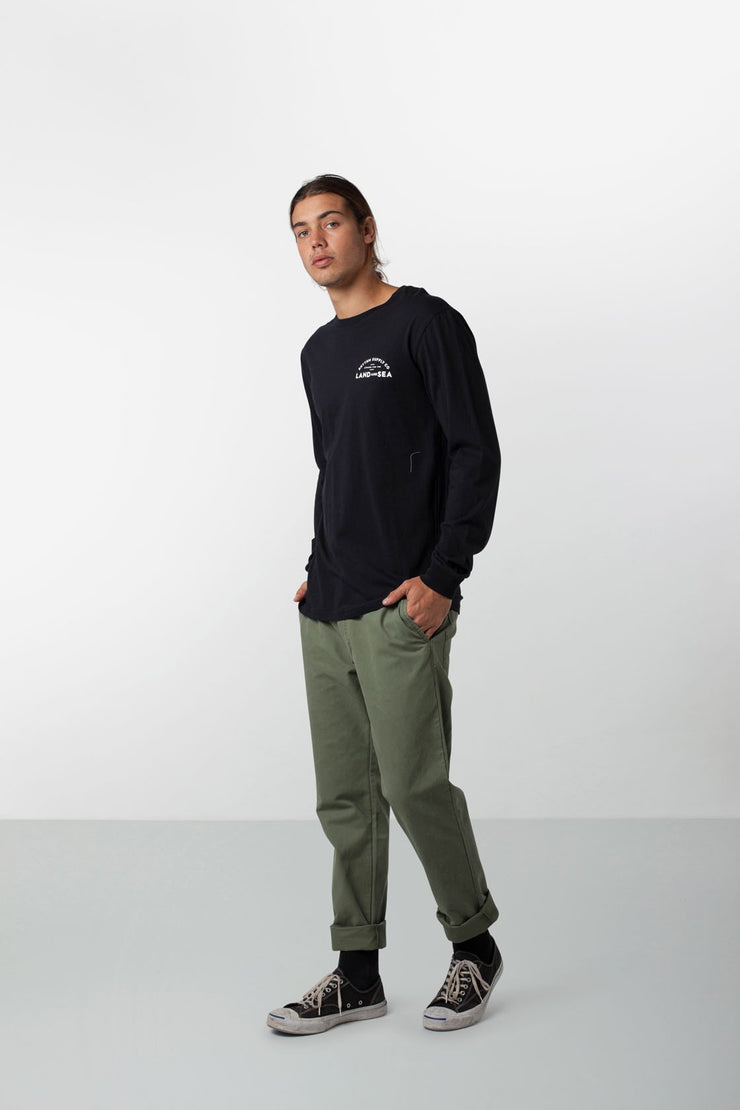 BLOCK LS T-SHIRT BLACK