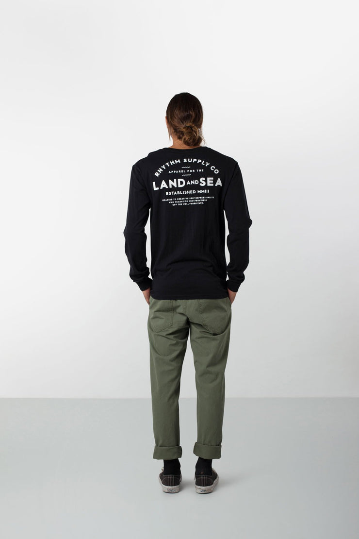 BLOCK LS T-SHIRT BLACK