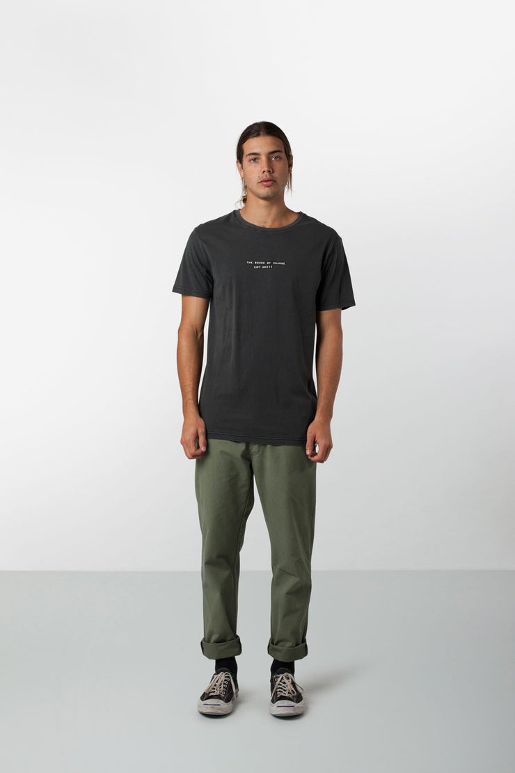 MAKER T-SHIRT WASHED OUT CHARCOAL