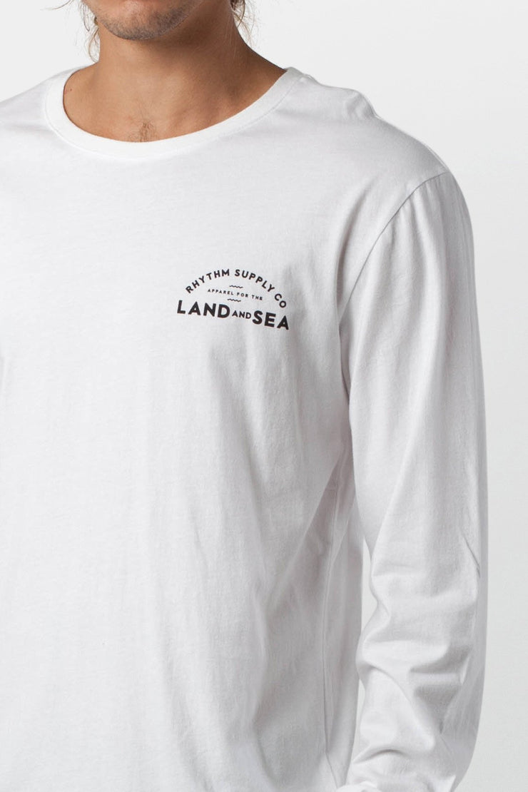 BLOCK LS T-SHIRT WHITE