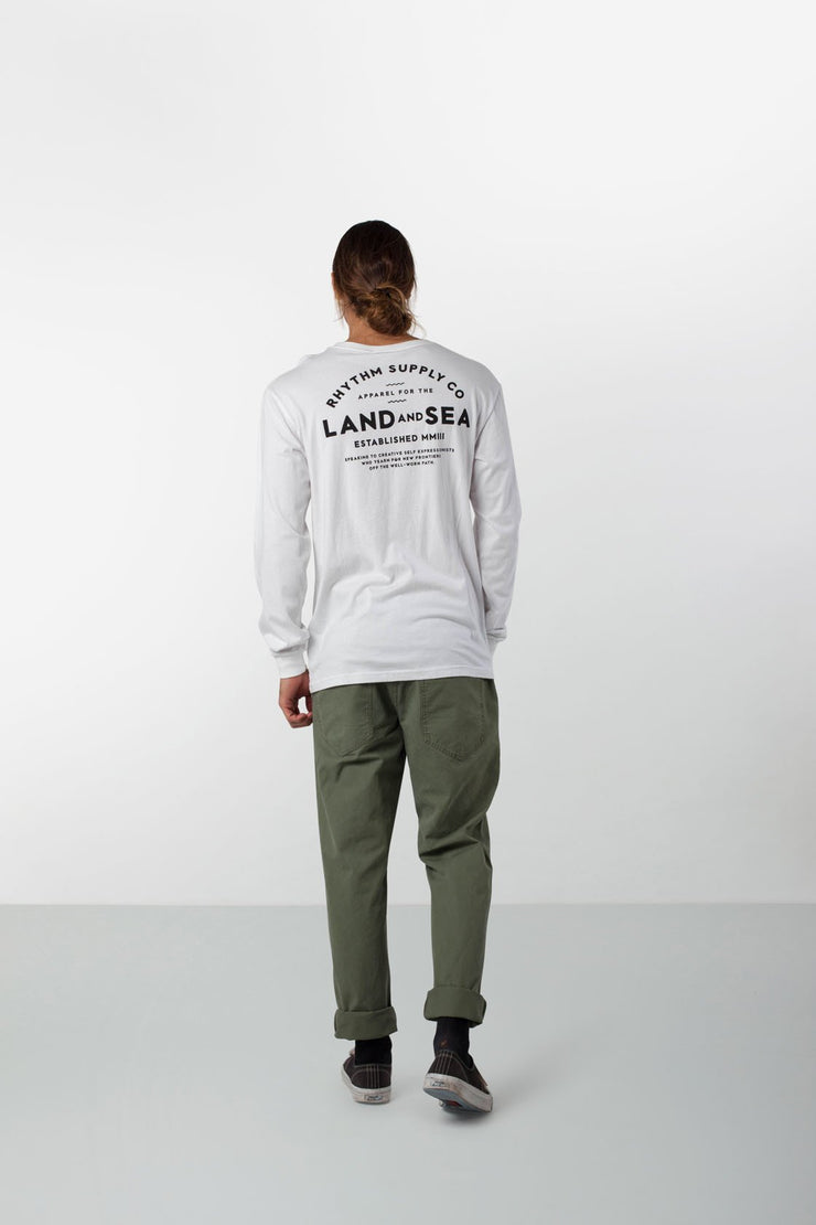 BLOCK LS T-SHIRT WHITE