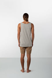 EVERYDAY STRIPE SINGLET CLASSIC OLIVE