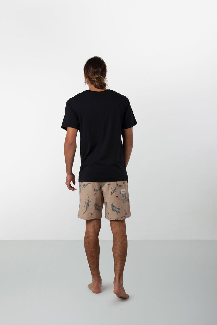 GUMNUT BEACH SHORT COFFEE