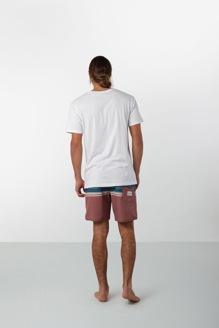 LOPEZ BEACH SHORT FADED RED