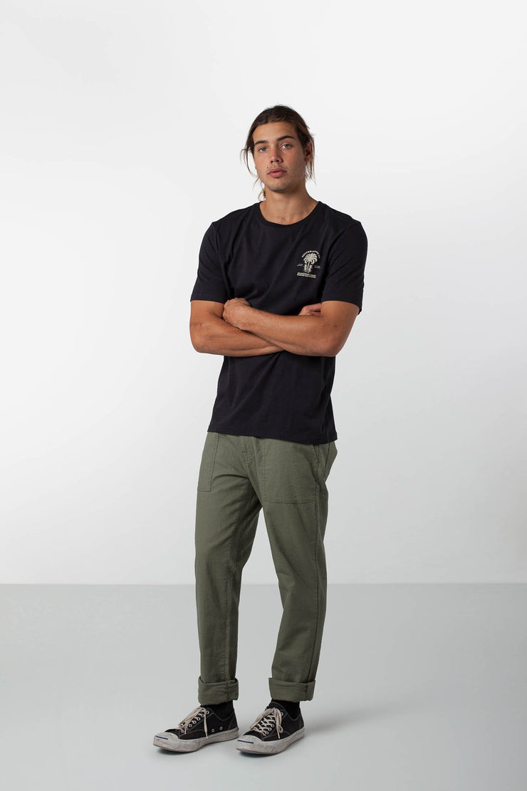 DESERT PALM T-SHIRT OLD BLACK