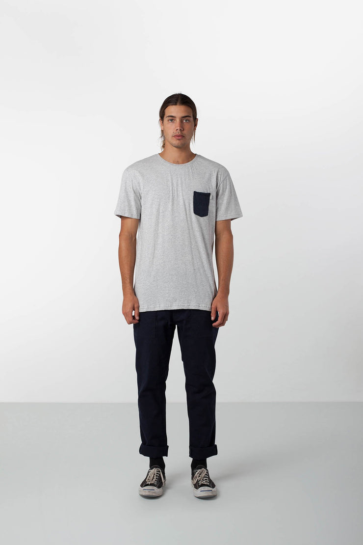 BASIC T-SHIRT GREY MARLE