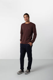 EVERYDAY WASH LS T-SHIRT DUSTED TAUPE