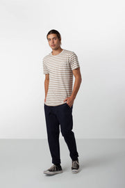 EVERYDAY STRIPE T-SHIRT SAND
