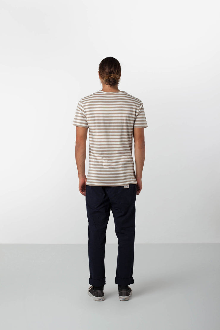 EVERYDAY STRIPE T-SHIRT SAND