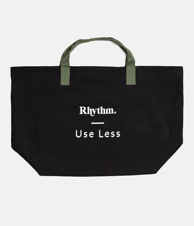 USE LESS BEACH TOTE BLACK