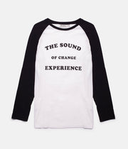 TEXT RAGLAN T-SHIRT BLACK