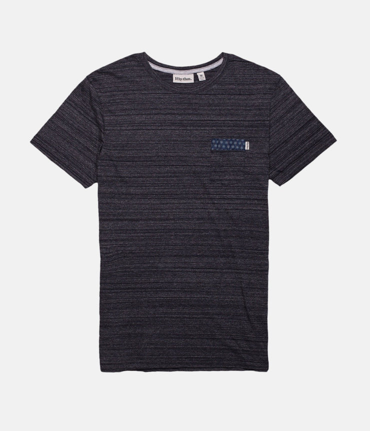 FIELD T-SHIRT BLACK SPACE DYE