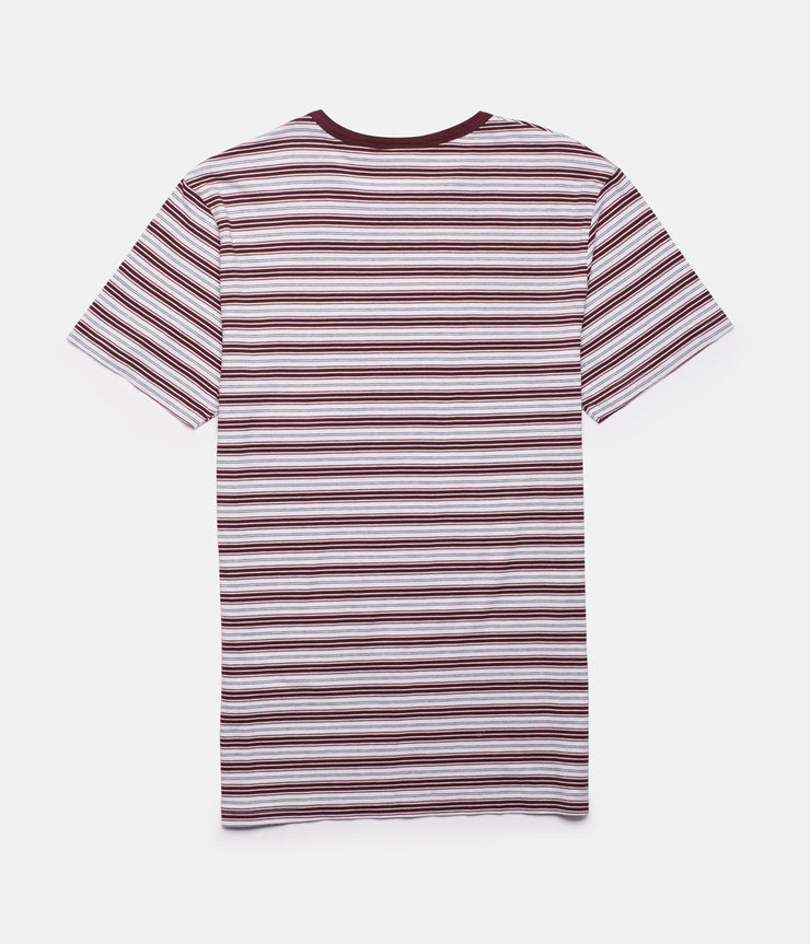 EVERYDAY STRIPE T-SHIRT VINTAGE RED