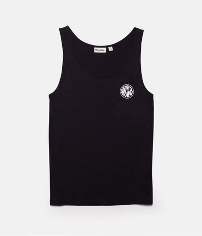 SLOW DOWN SINGLET BLACK