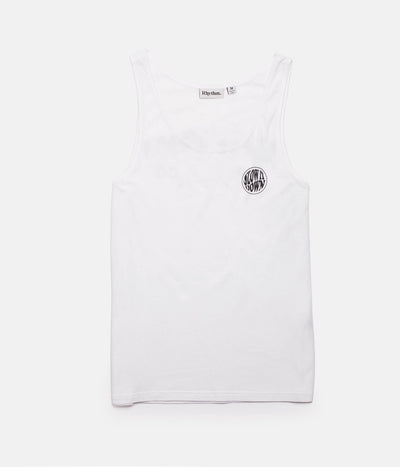 SLOW DOWN SINGLET WHITE