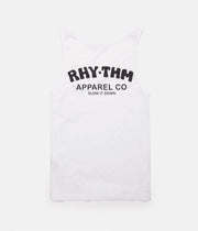 SLOW DOWN SINGLET WHITE