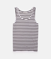 EVERYDAY STRIPE SINGLET CLASSIC NAVY