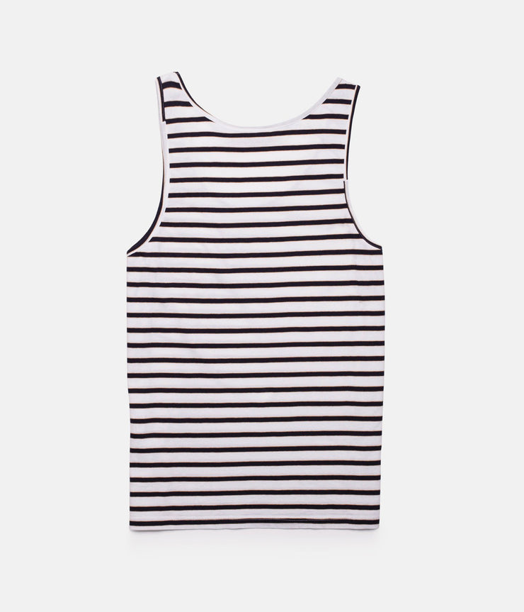 EVERYDAY STRIPE SINGLET CLASSIC NAVY