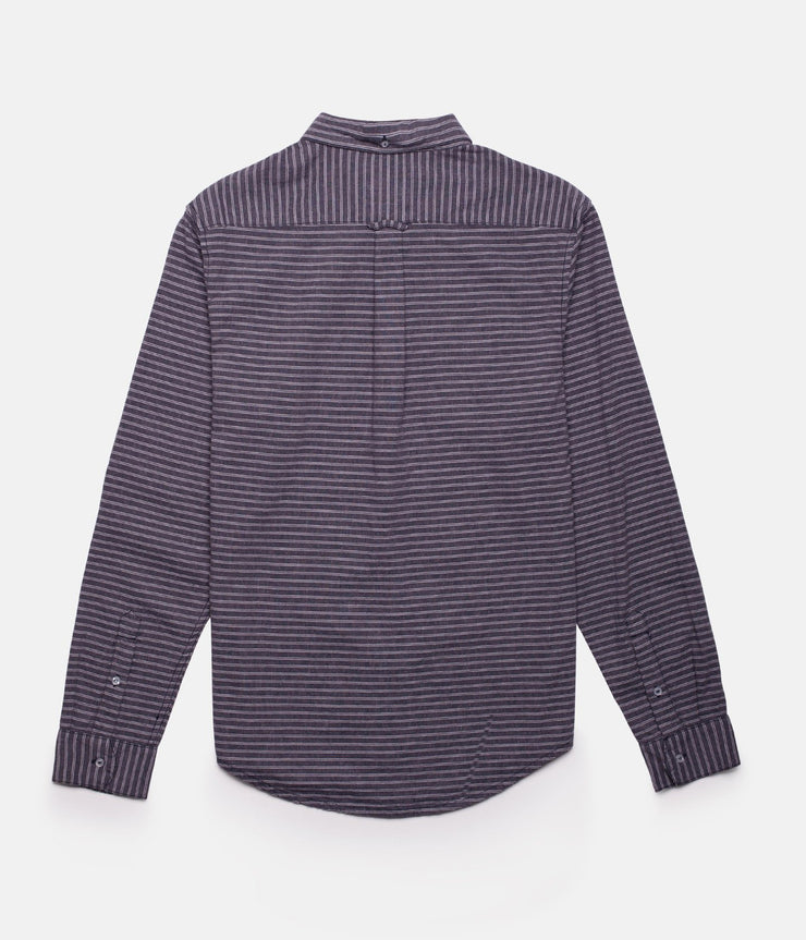 NEEDLES LS SHIRT NAVY