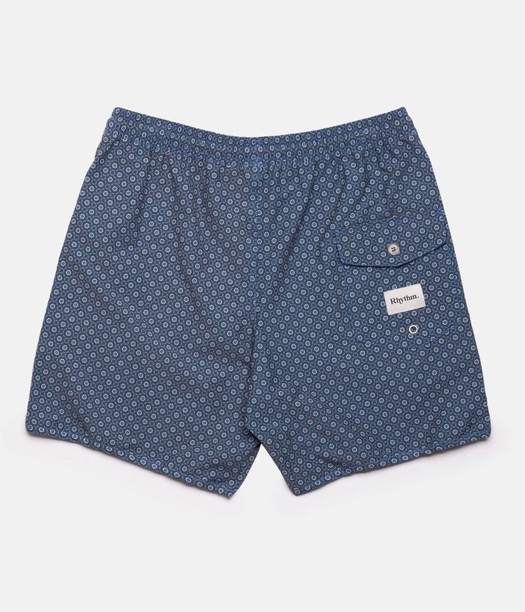 MINI TILE BEACH SHORT INDIGO