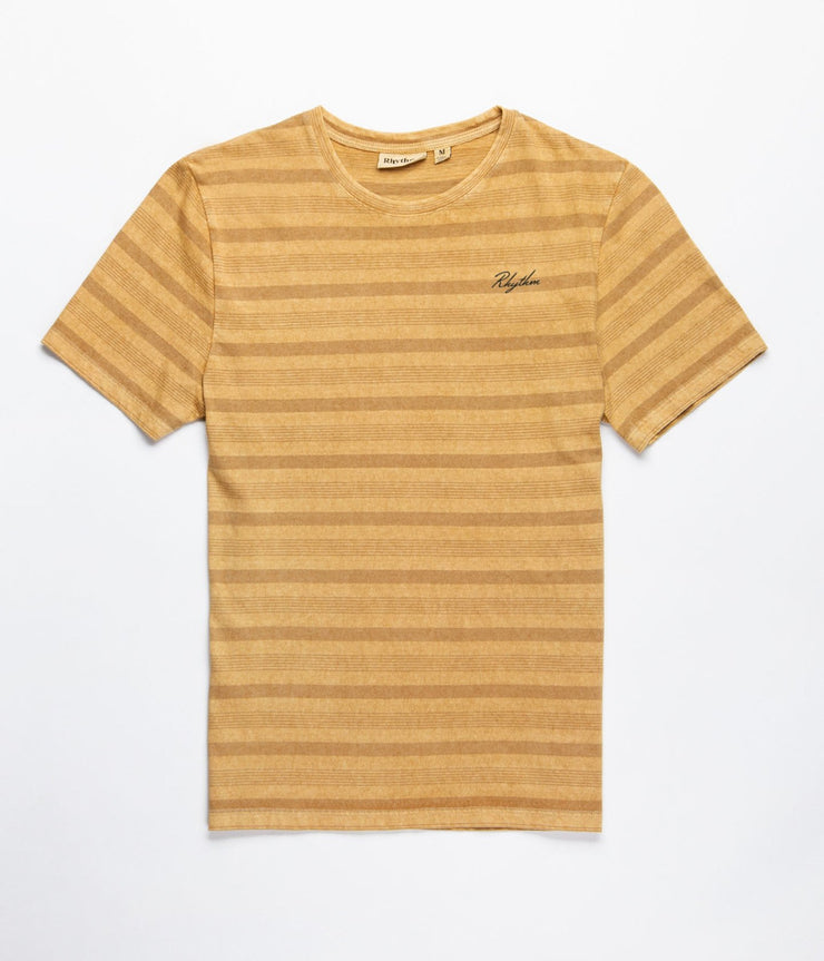 OVERDYE STRIPE TEE TOBACCO