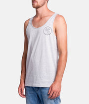 PALM DOWN SINGLET  GREY MARLE