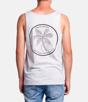 PALM DOWN SINGLET  GREY MARLE