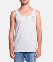 PALM DOWN SINGLET  GREY MARLE