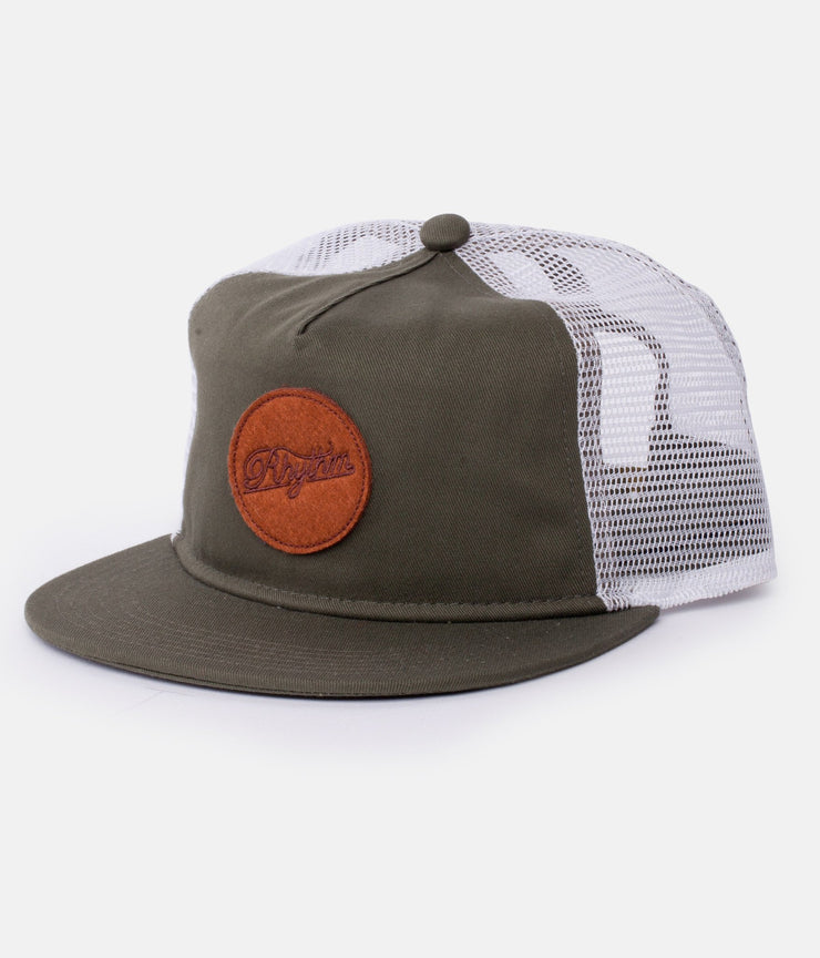 PATCH TRUCKER OLIVE