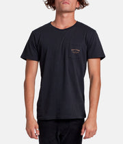 POCKET T-SHIRT BLACK WASH