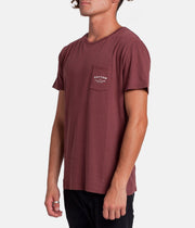 POCKET T-SHIRT VINTAGE RED WASH