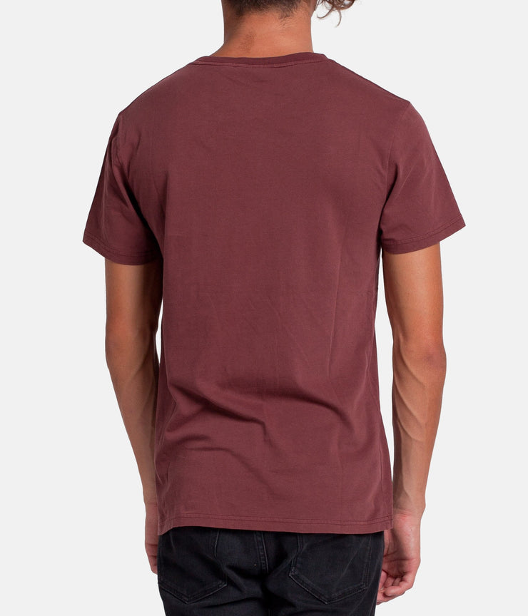 POCKET T-SHIRT VINTAGE RED WASH