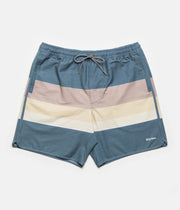RETRO STRIPE BEACH SHORT NAVY