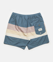 RETRO STRIPE BEACH SHORT NAVY