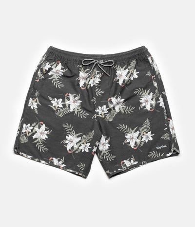 ISLAND TIME BEACH SHORT VINTAGE BLACK