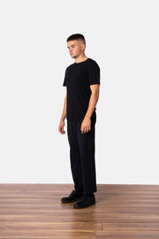 PREMIUM LINEN T-SHIRT VINTAGE BLACK