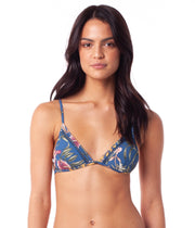 BERMUDA BRALETTE TOP SEA