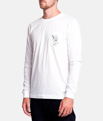 SALTED LS T-SHIRT WHITE