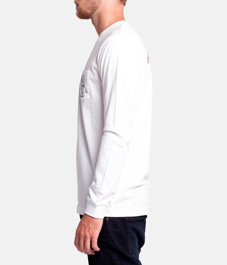 SALTED LS T-SHIRT WHITE