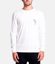 SALTED LS T-SHIRT WHITE