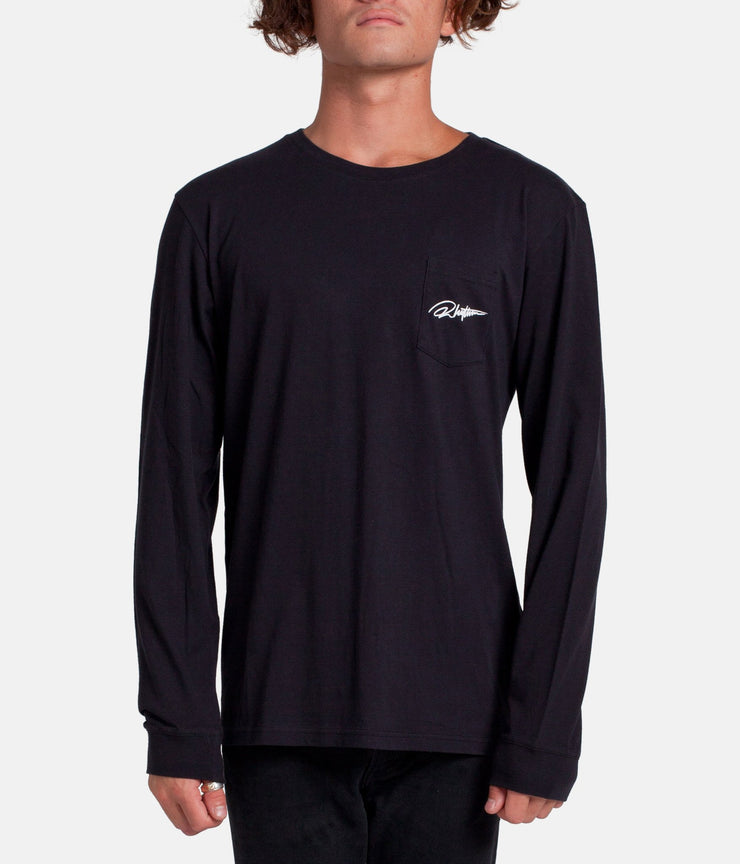 SIGNATURE LS T-SHIRT BLACK