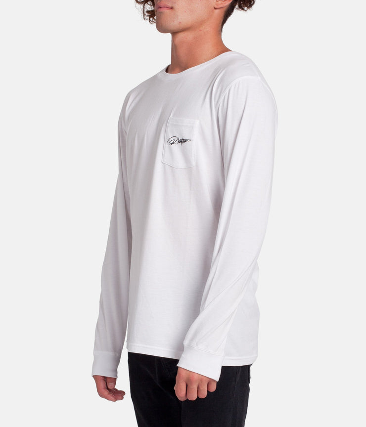 SIGNATURE LS T-SHIRT WHITE