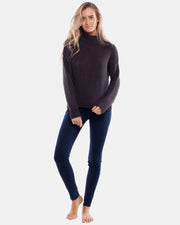 SNOWFLAKE KNIT CHARCOAL