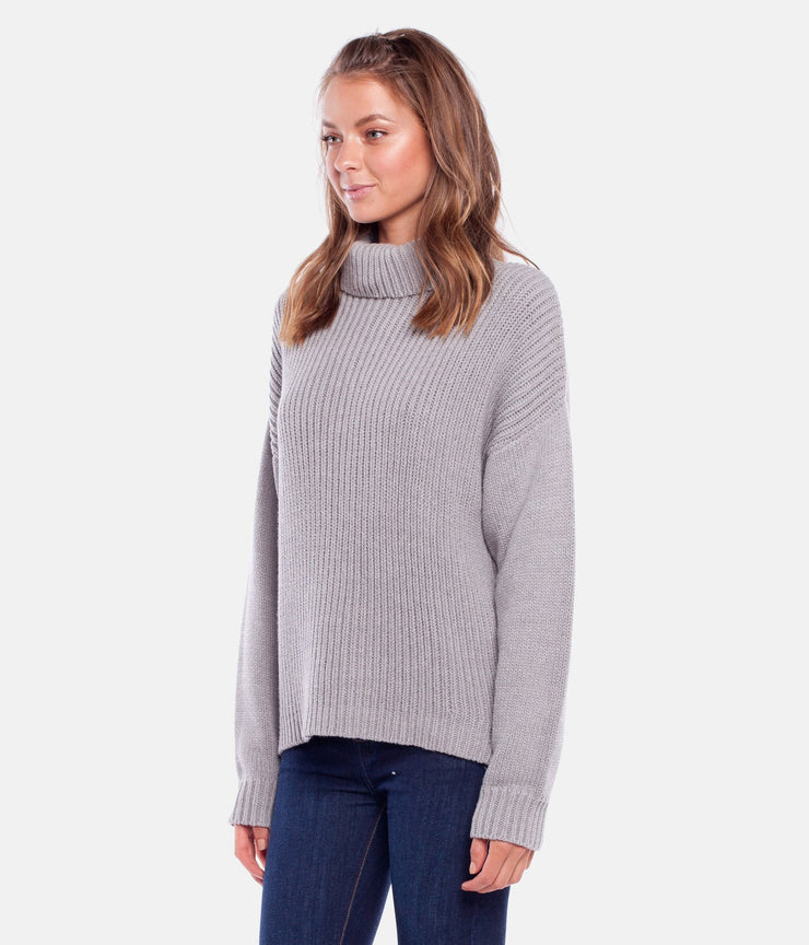 SNOWFLAKE KNIT GREY
